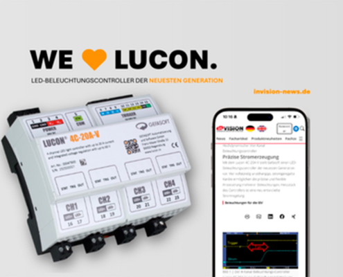 Bericht über den GEFASOFT LUCON Controller im inVISION Magazin